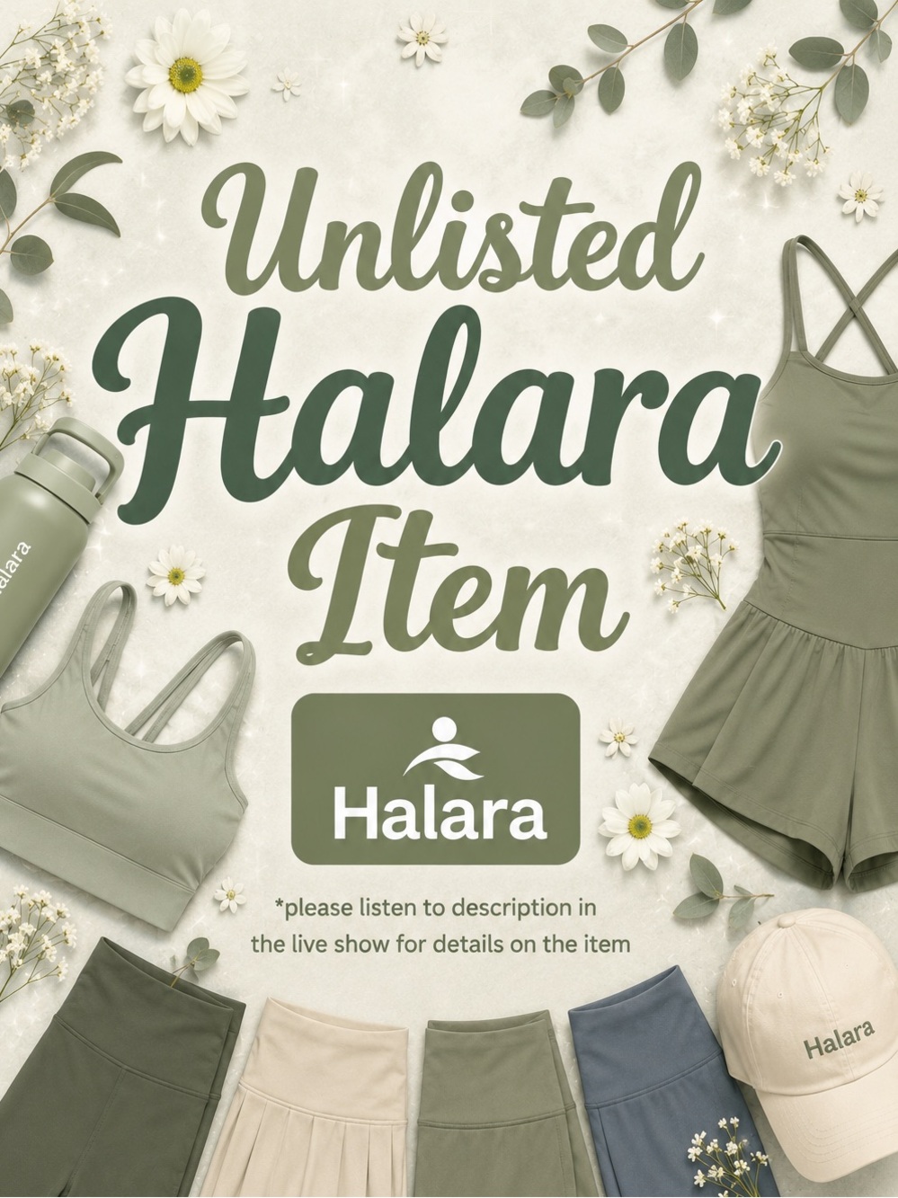 Unlisted HALARA Item for Live Shows with @thrift_educator